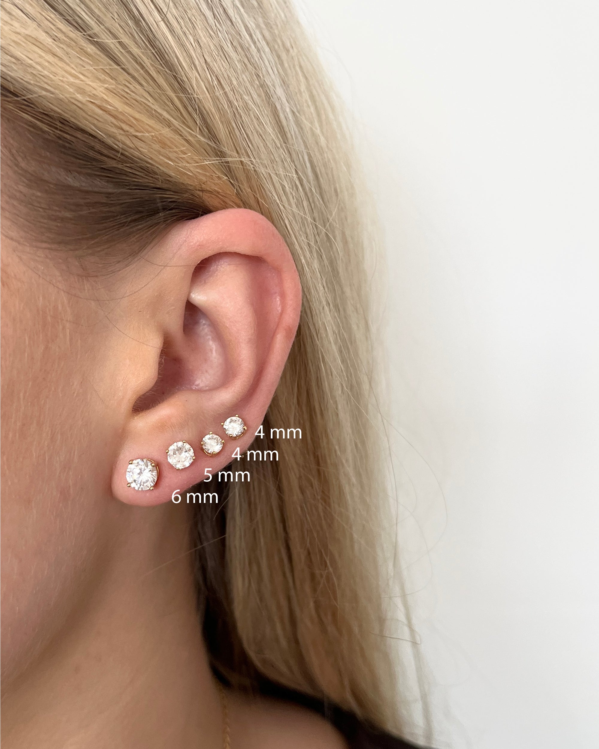 Ekzempla øreringe - 6 mm